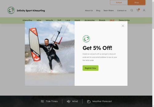 INFINITY SPORT KITESURFING SHOP LTD